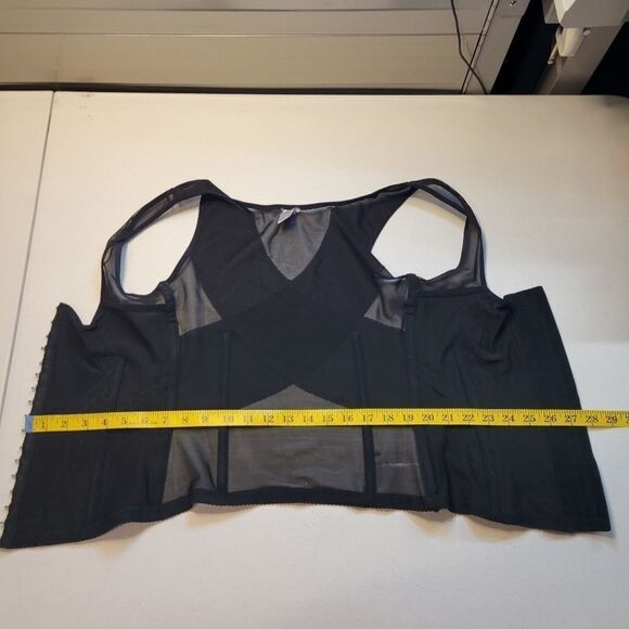 Black Underbust front closure shapewear Women's Size XL - Picture 9 of 14